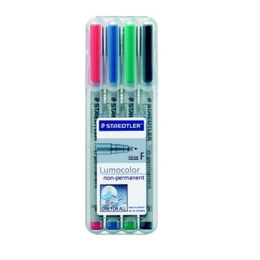 Folienschreiber 0,6 mm (F) farbig sortiert