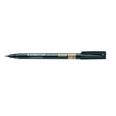 Folienschreiber 0,6 mm (F) schwarz