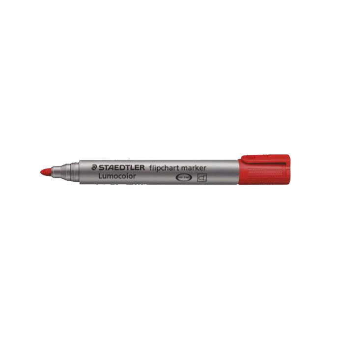 Flipchartmarker 2 mm rot