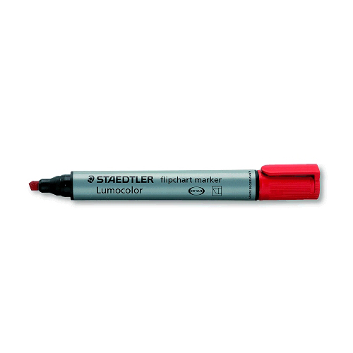 Flipchartmarker 2 - 5 mm rot