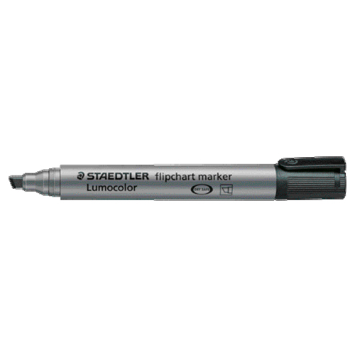 Flipchartmarker 2 - 5 mm schwarz