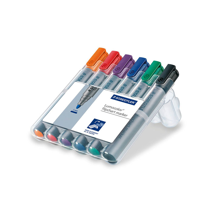 Flipchartmarker 2 mm farbig sortiert
