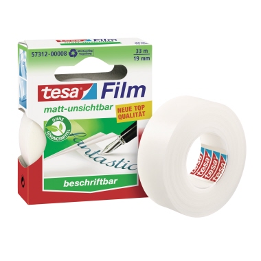 Klebeband (B) 19 mm x (L) 33 m matt transparent (B) 19 mm x (L) 33 m