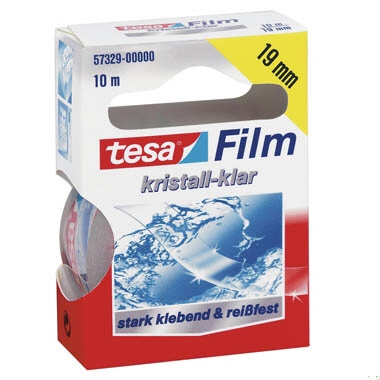 Klebeband (B) 19 mm x (L) 10 m kristallklar (B) 19 mm x (L) 10 m