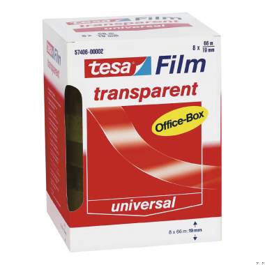 Klebeband (B) 19 mm x (L) 66 m transparent (B) 19 mm x (L) 66 m