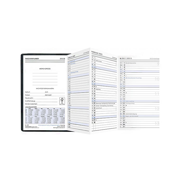 Taschenkalender 2023