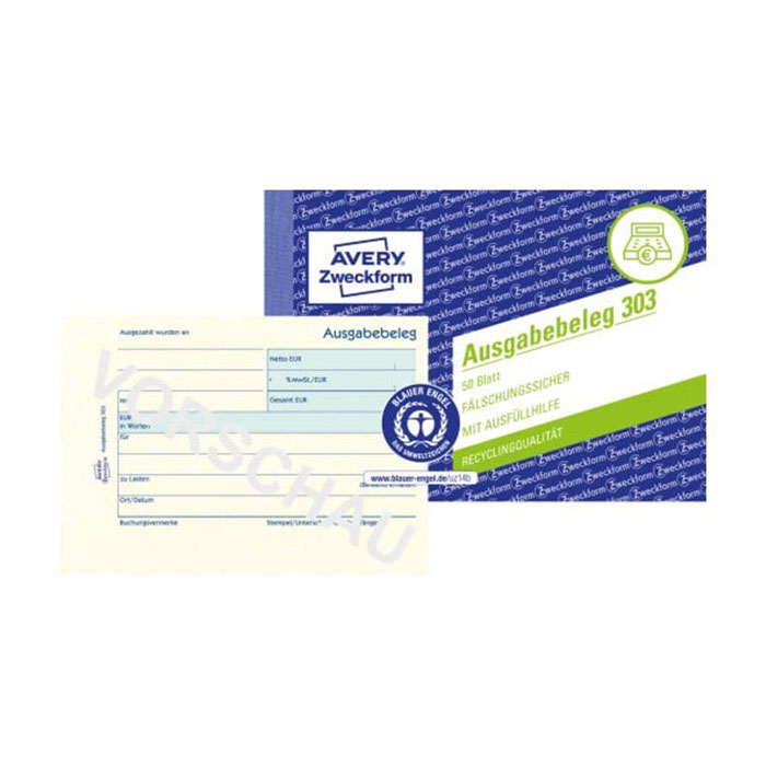 Ausgabebeleg A6 quer
