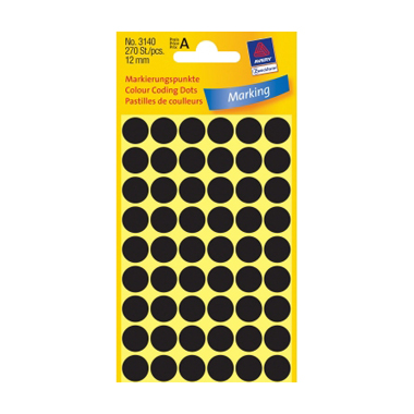 Markierungspunkte Ø 12 mm schwarz